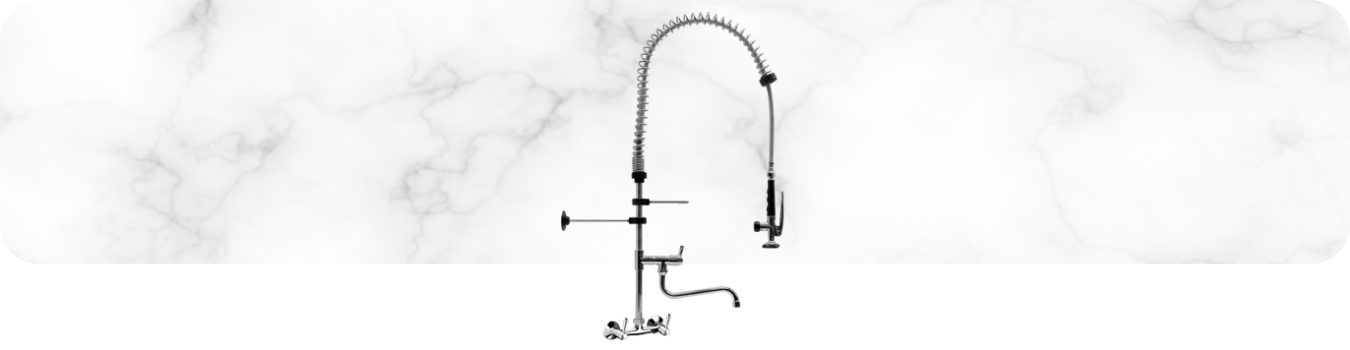 Banner Misturador Parede Pré-Rinse com Bica - 53.100
